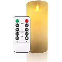 OSHINE - Velas sin Llama sin goteo velas sin llama incluyen realista llamas y 10 teclas de control remoto- función de…